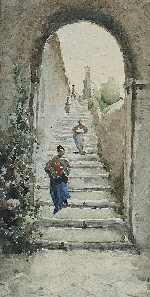 Scalinata a Roma